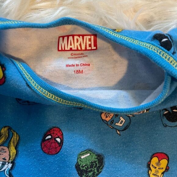 Marvel Superhero Onesie Blue | SZ 18M - Picture 6 of 7